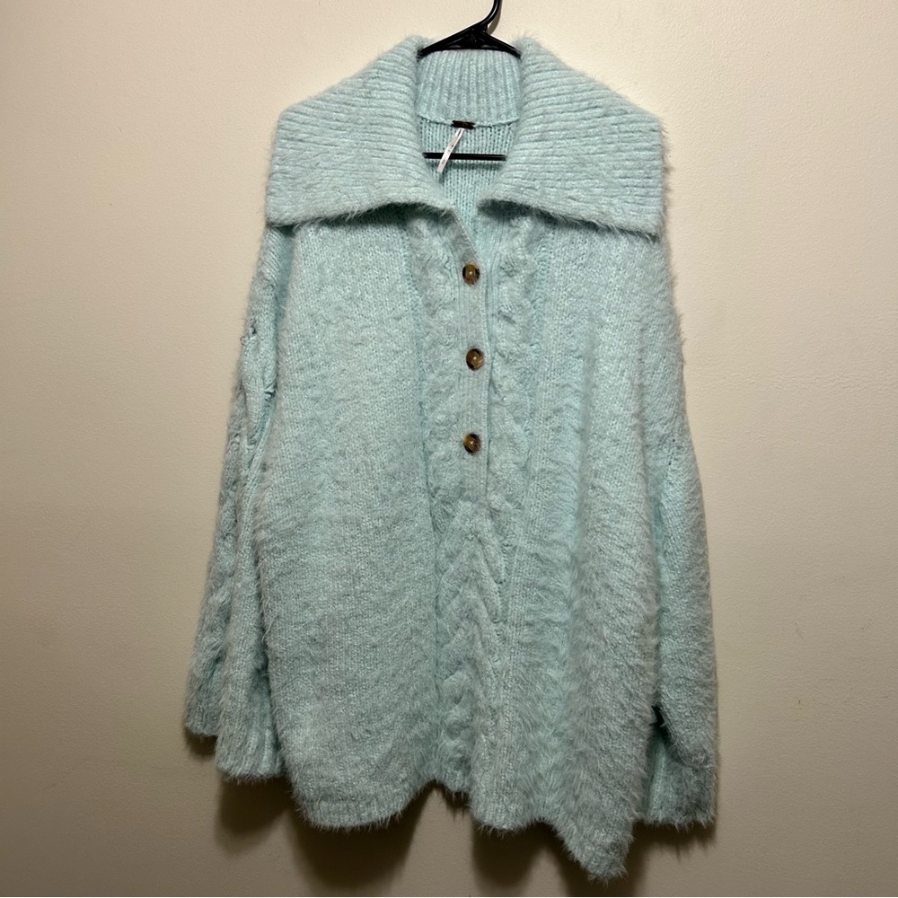 Free People Lemon Tonic Sweater Medium - Picture 3 of 6